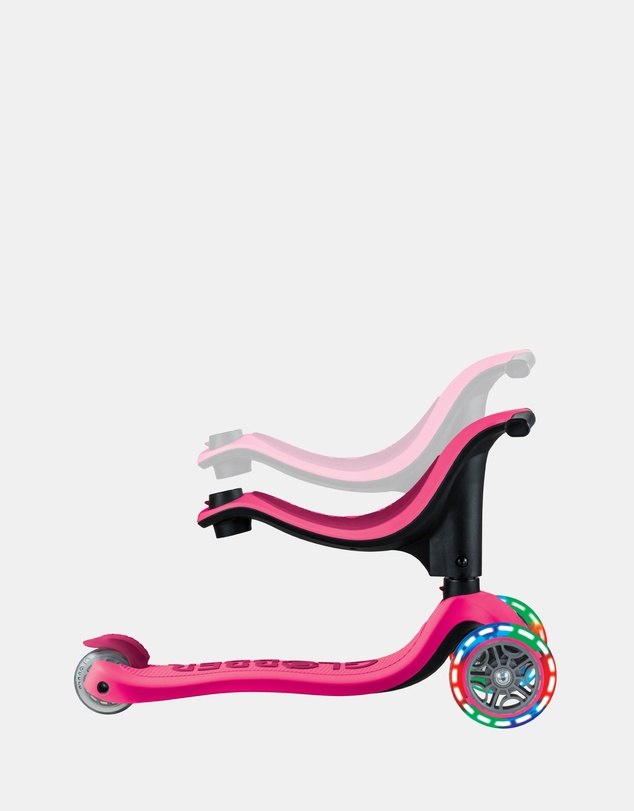 Globber - Go Up Sporty Lights Convertible Ride On & Scooter