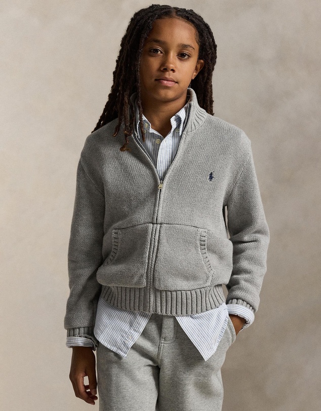 Polo Ralph Lauren - Cotton Full-Zip Sweater - Teens