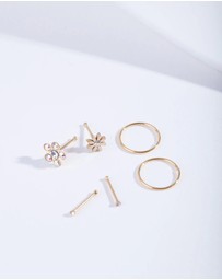 Lovisa - Gold Flower Nose Jewellery 6-Pack