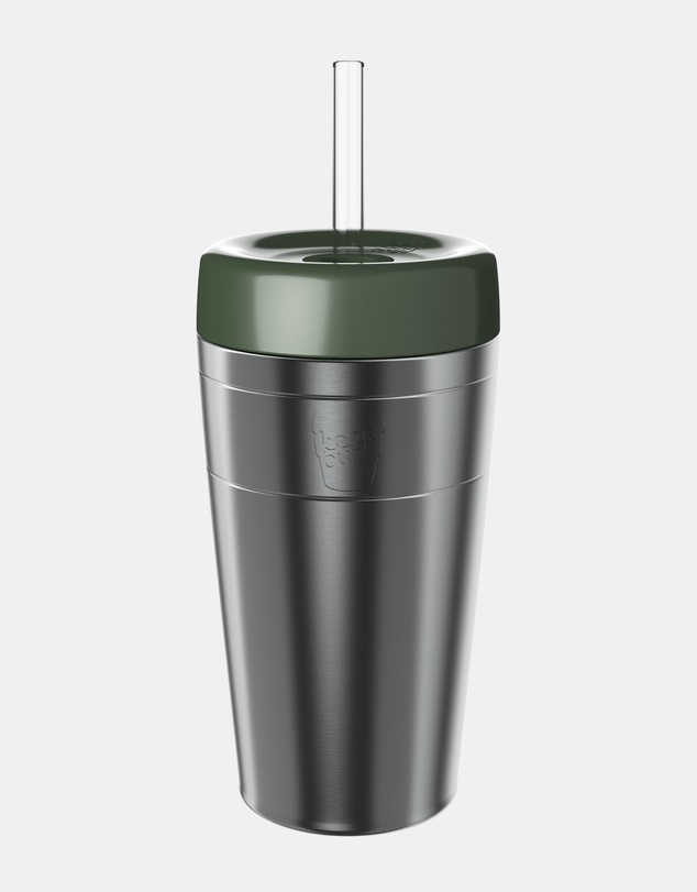 KeepCup - Helix Cold Cup 16oz Reusable Coffee Cup with Straw