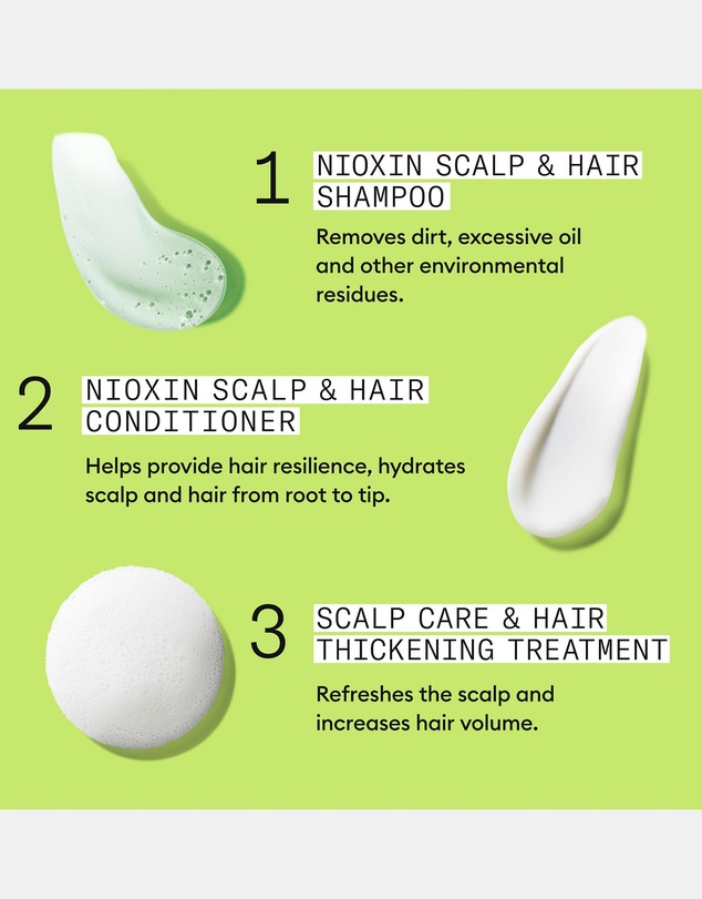 Nioxin - Nioxin Scalp + Hair Thickening System 2 - Hair Thickening System For Natural Hair With Progressed Thinning