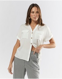 Vero Moda - Bumpy Buttoned Shirt