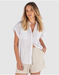 CAMIXA - CAPRI Short Sleeve Linen Shirt