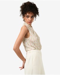 Forcast - Indy Twist Floral Top