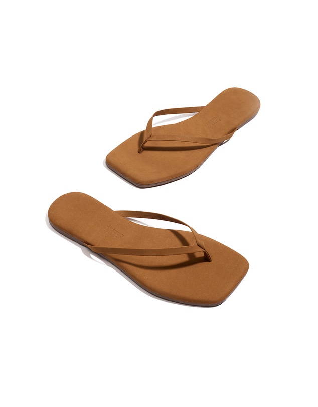 Tkees - Lily Square Toe Suede Sandals