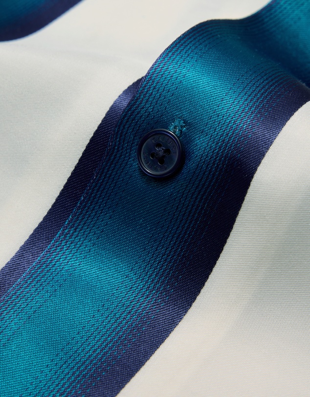 Calibre - Ombre Stripe Short Sleeved Shirt Pacific