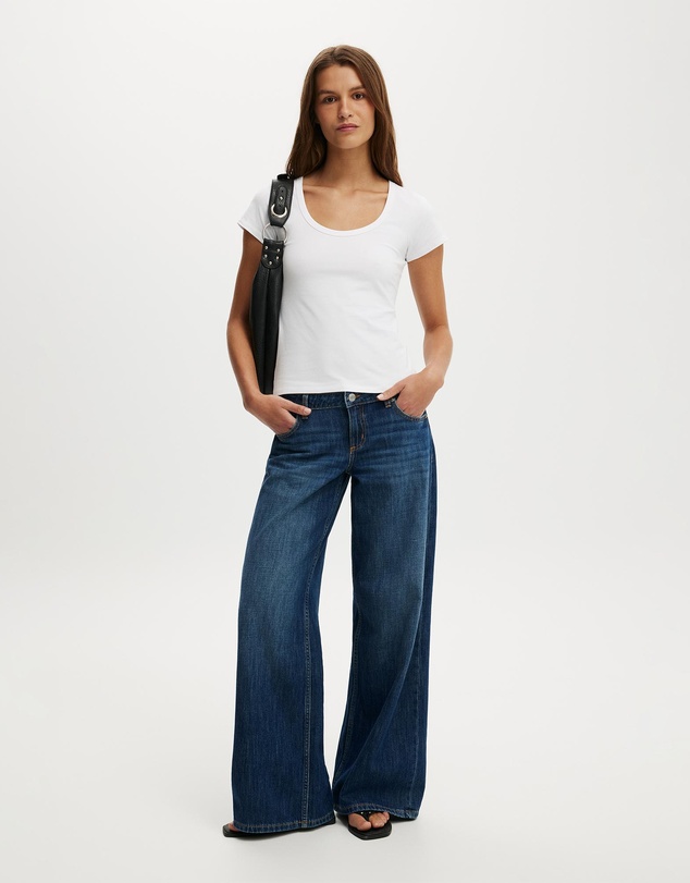 Cotton On - Everyday Smooth Scoop Neck Tee