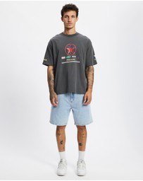 Thrills - Super Charged Box Fit Oversize Cropped Tee