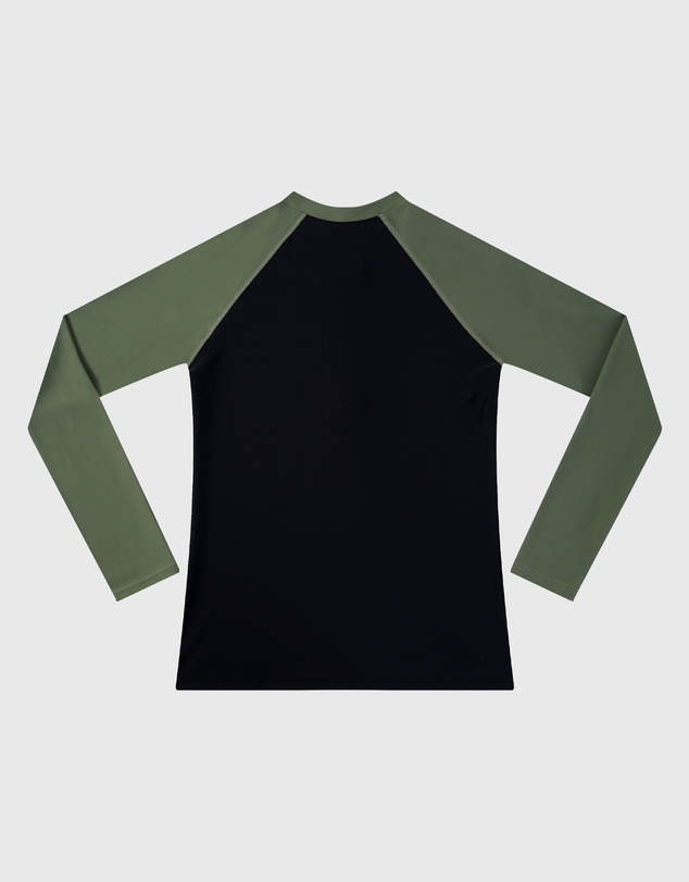 Aqua Blu Kids - Building Blocks Black Long Sleeve Rash Vest - Kids