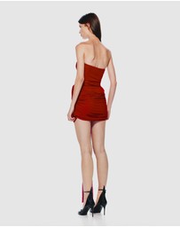 MISHA - Ember Wrapped Mini Dress