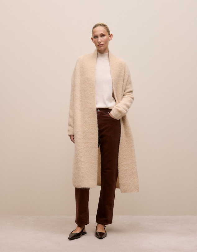 Trenery - Cord Five Pocket Boyfriend Pant in Espresso