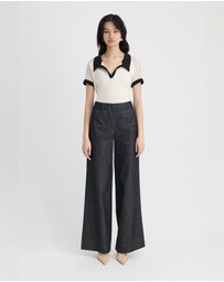 Madre Natura - Rose Boronia Denim Pants