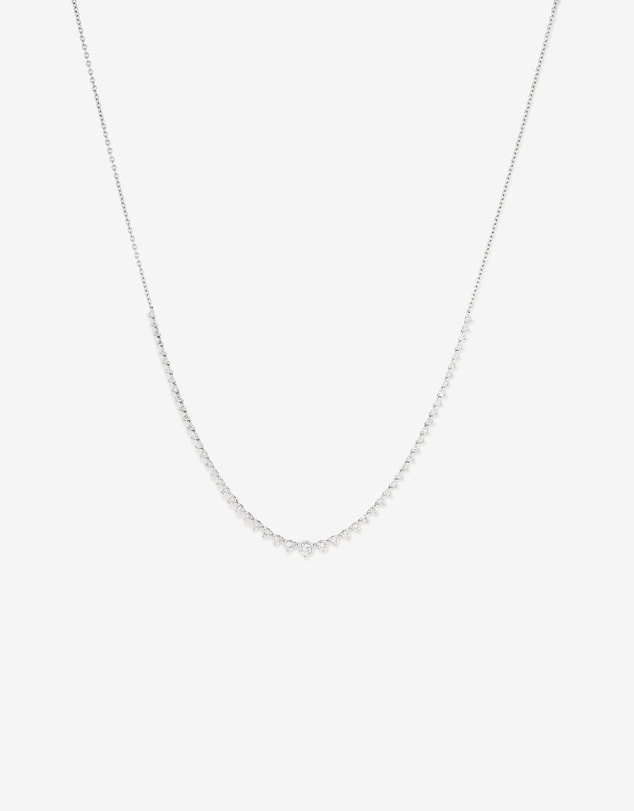 Michael Hill - 1.00 Carat TW Laboratory-Grown Diamond Tennis Necklace set in 10kt White Gold