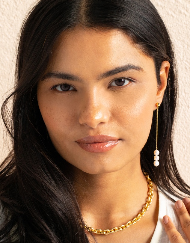 Mestige - Mallorca Drop Earrings - 18K Gold Plated