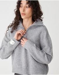Forcast - Marnie Half Zip Jumper