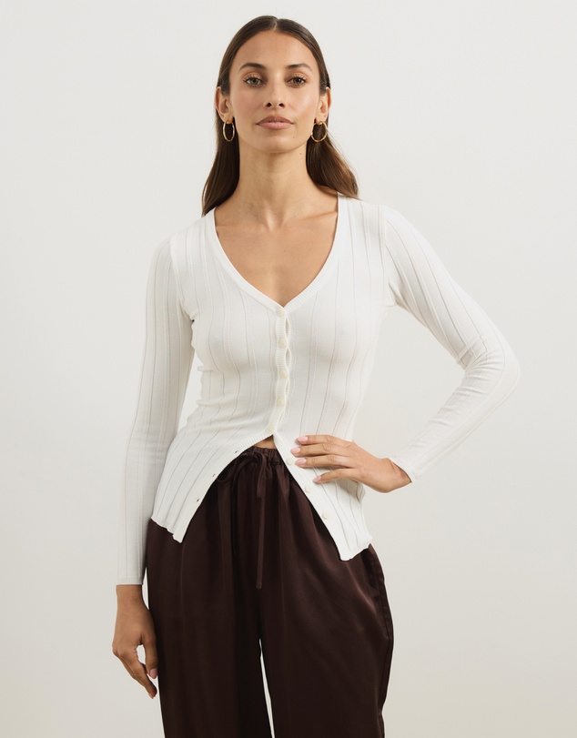 Atmos&Here - Mina V-Neck Knitted Top