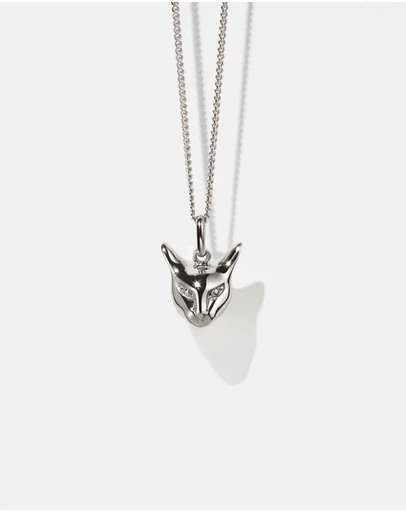Meadowlark - Cat Charm Necklace