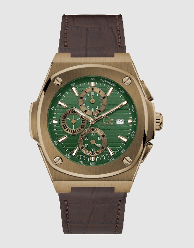GC - Gc Coussin Shape Chrono Leather