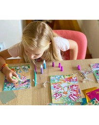 Icando - Magical Unicorns Sand and Foil Art Set