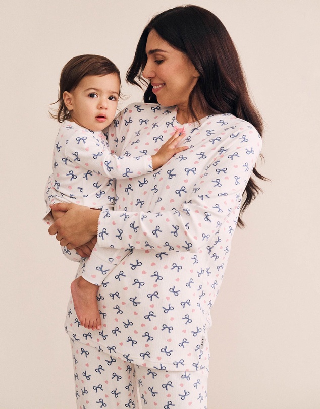 Huxbaby - Hearts And Bows Long Sleeve Pyjama Set - Babies-Kids
