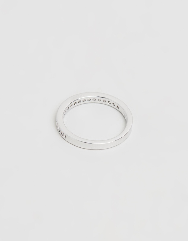 Swarovski - Matrix ring, White, Rhodium plated