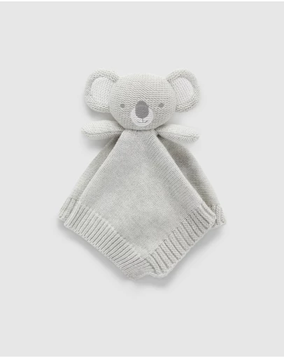 Purebaby - Knitted Koala Comforter-Babies