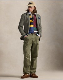 Polo Ralph Lauren - ICONIC EXCLUSIVE - Classic Fit Patchwork Jersey Rugby Shirt