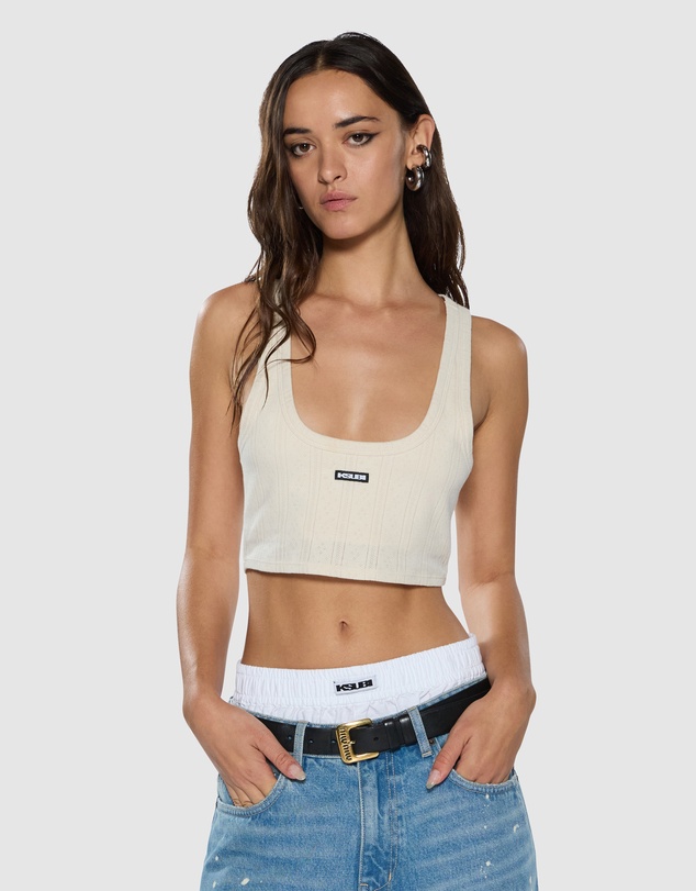 Ksubi - Sott Origin Crop Tank Cream