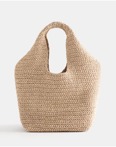 & Other Stories - Straw Mini Tote Bag