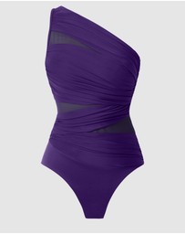 Miraclesuit Swimwear  - Network Jena One Shoulder Shaping Swimsuit