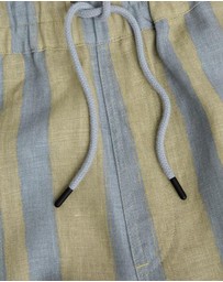 OAS Company - Mist Strata Nicola Linen Shorts