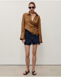 M.N.G - High-Rise Denim Shorts