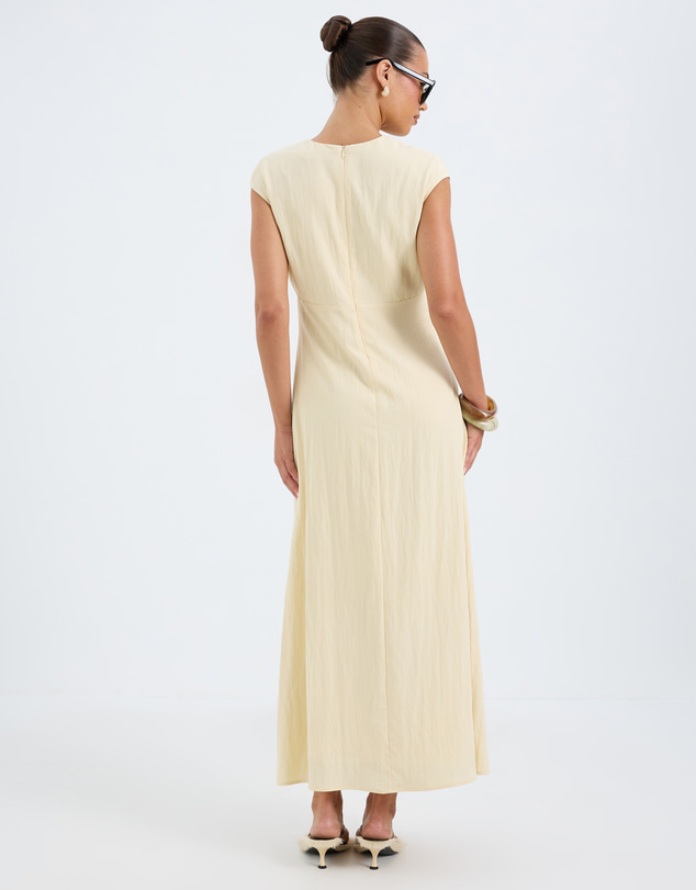 Calli - Fern V-Neck Midi Dress