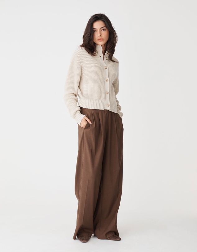 Forcast - Petra Rib Knit Cardigan