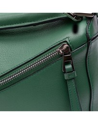 Pre-Loved by Azura Reborn - Pre-Loved Medium Tricolor Calfskin Puzzle Satchel