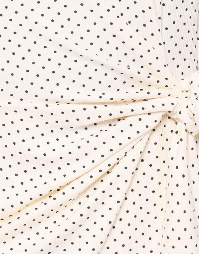 Petal & Pup - Sonia Mini Dress - White Polka Dot