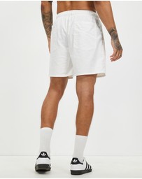 Surrounded By Ghosts - The Andradite Linen Drawstring Shorts