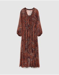 M.N.G - Paisley-Print Oversized Dress