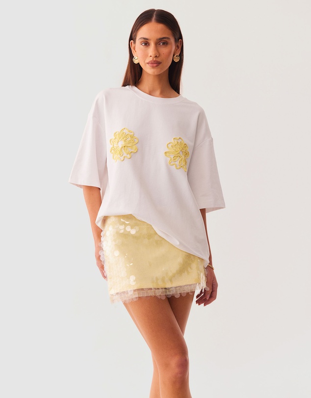 SNDYS - MAI TAI CORD FLORAL TEE - ICONIC EXCLUSIVE