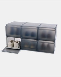 Joseph Joseph - ShoeCase Premium Shoe Storage Box with Slide-out Shoe Tray (6 Pack)