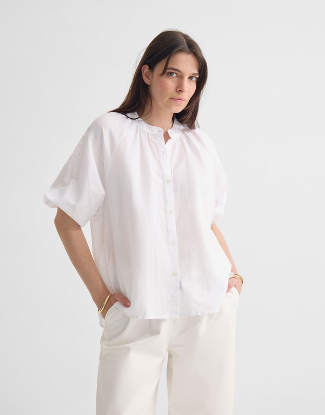 Oxford - Annika Washed Linen Shirt
