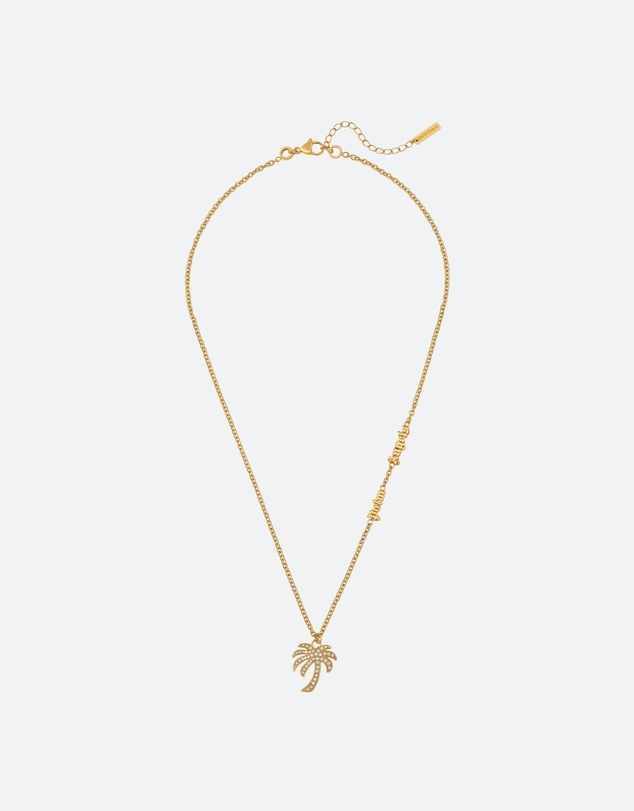 Palm Angels - Segno GP Studded Palm Charm Necklace