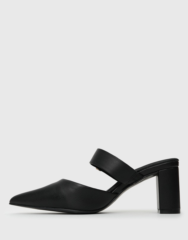 Betts - Fredrick Block Heel Point Toe Mules