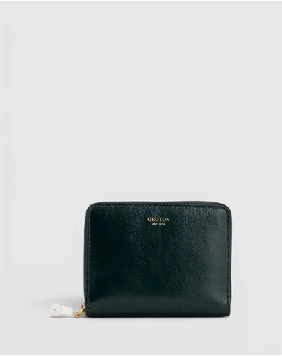 Oroton - Ophelia Medium Zip Around Wallet Crackle