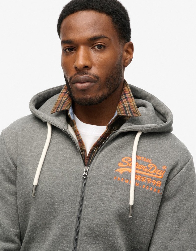 Superdry - Neon Vintage Logo Graphic Ziphood