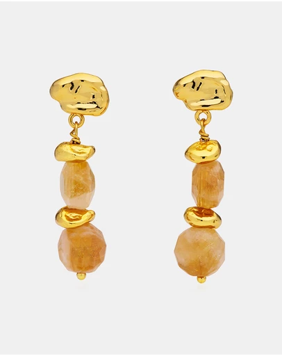 Amber Sceats - Claret Earrings