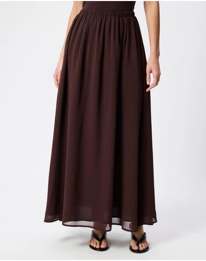 Tussah - Valentina Georgette Maxi Skirt