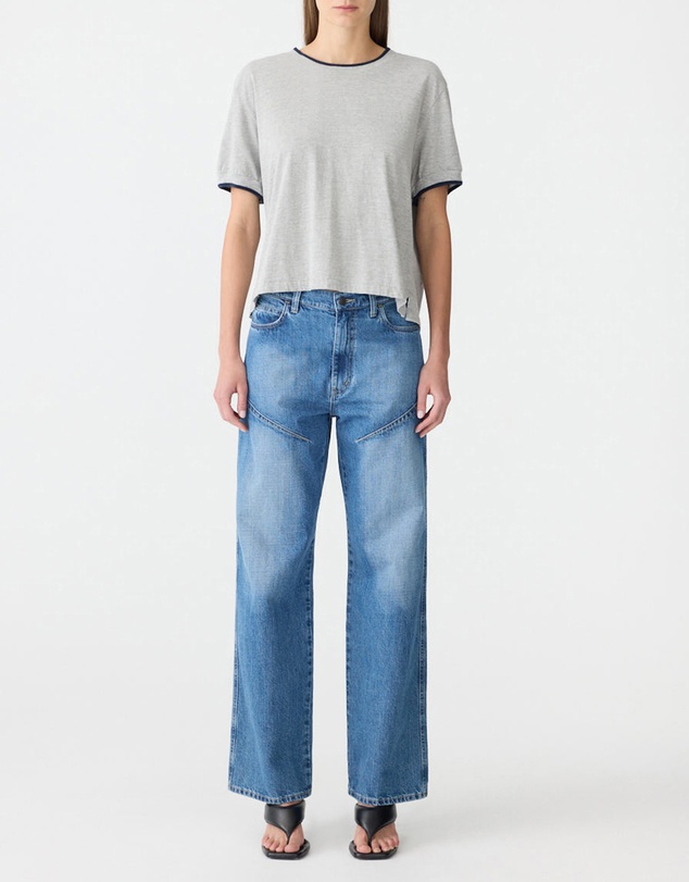 Bassike - Layered Neck T-Shirt