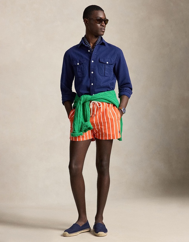 Polo Ralph Lauren - 4.5-Inch Traveler Slim Fit Swim Trunks - ICONIC EXCLUSIVE
