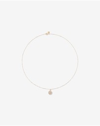 Michael Hill - 0.25 Carat TW Diamond Round Cluster Pendant with Halo in 10kt Yellow Gold